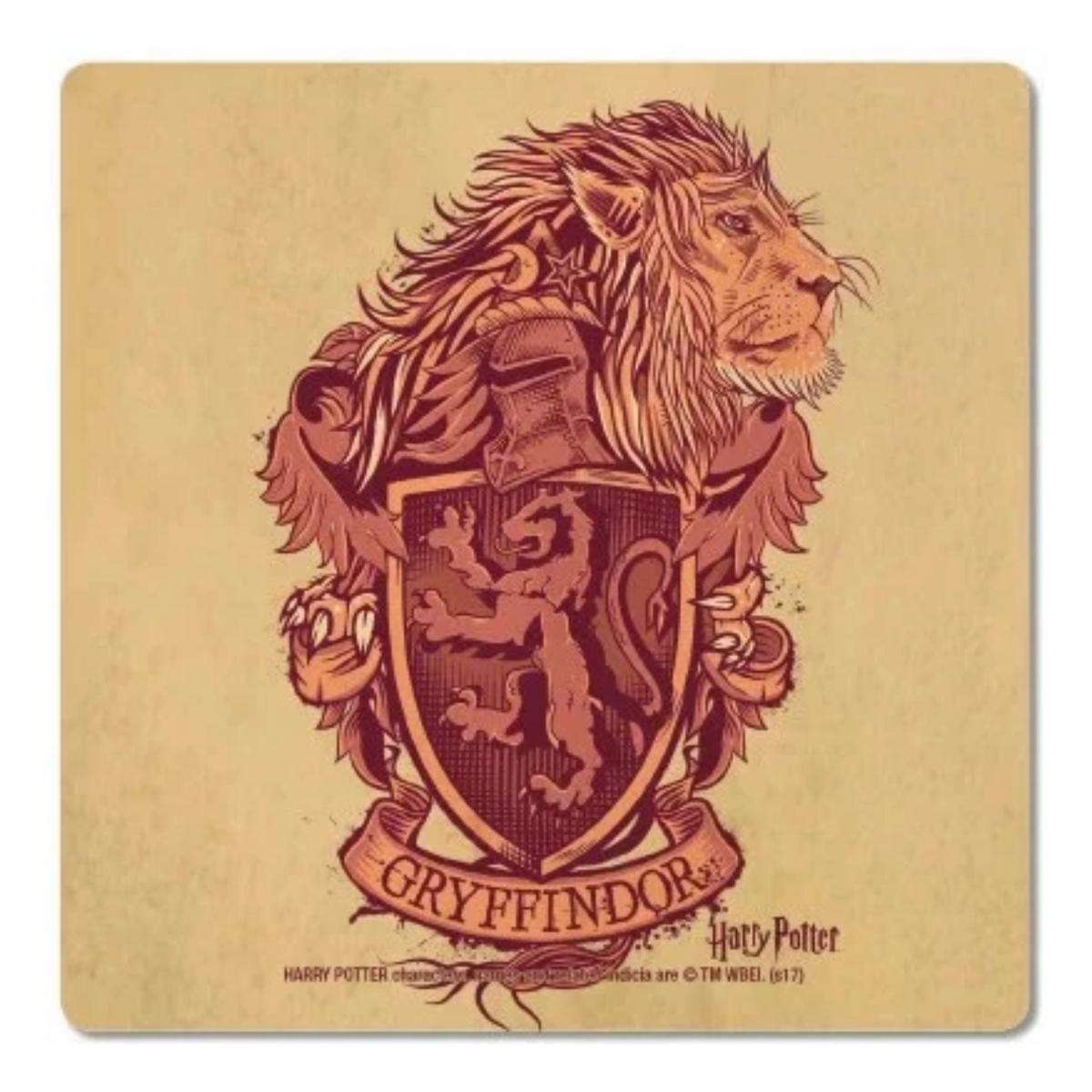 COASTER HARRY POTTER GRYFFINDOR LION