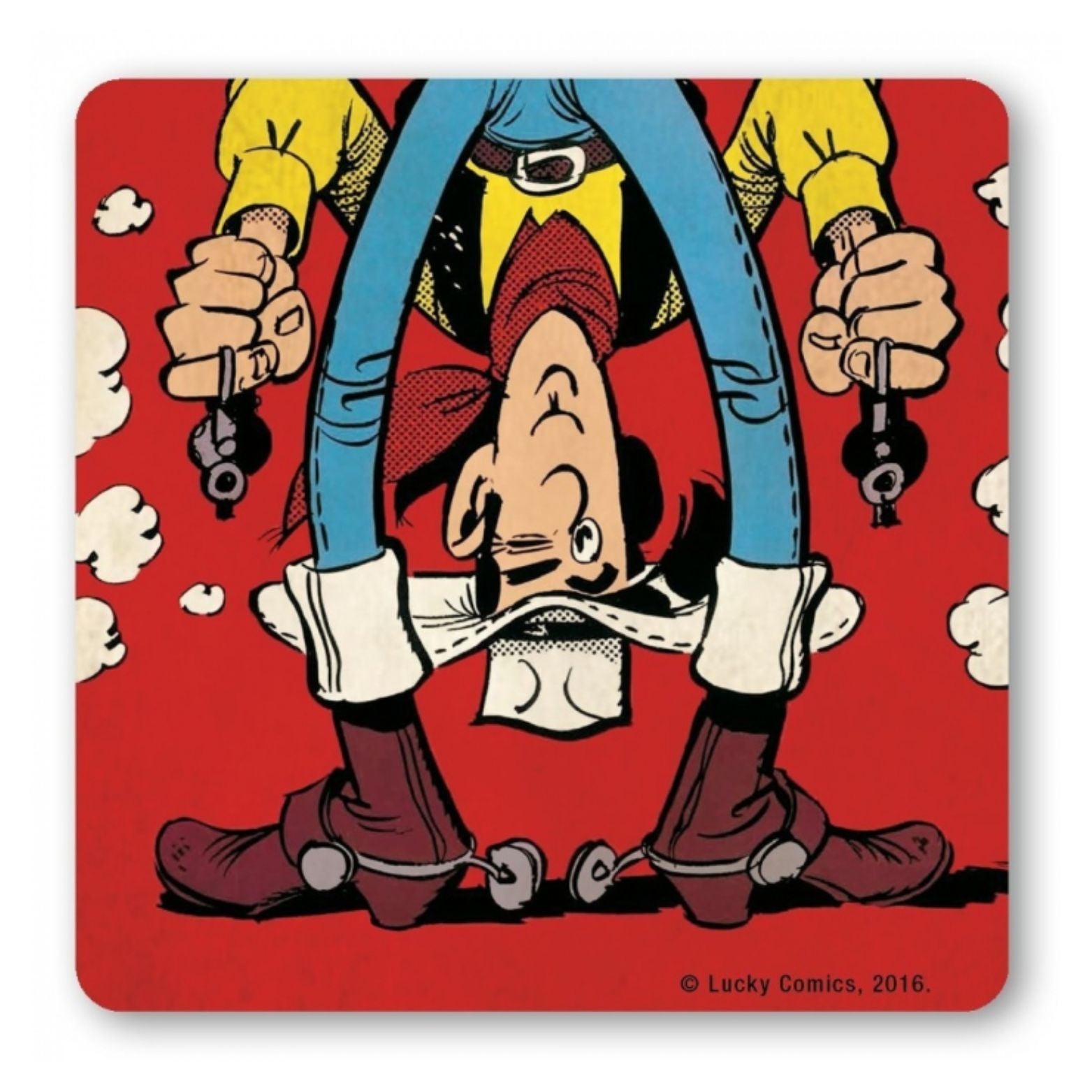 COASTER LUCKY LUKE SHOOTING UPSIDE DOWN