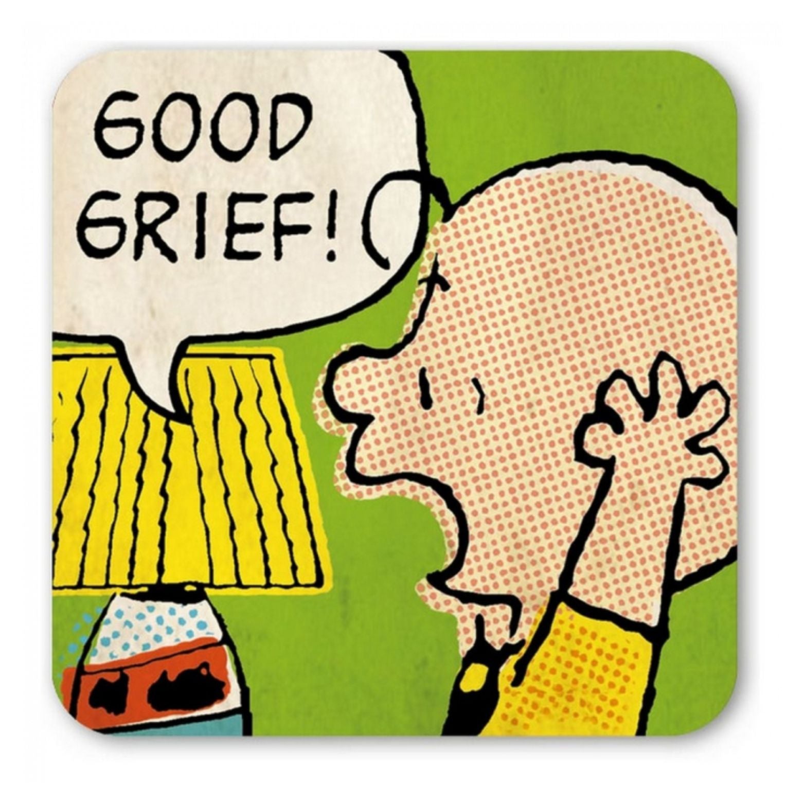 COASTER PEANUTS CHARLIE BROWN GOOD GRIEF