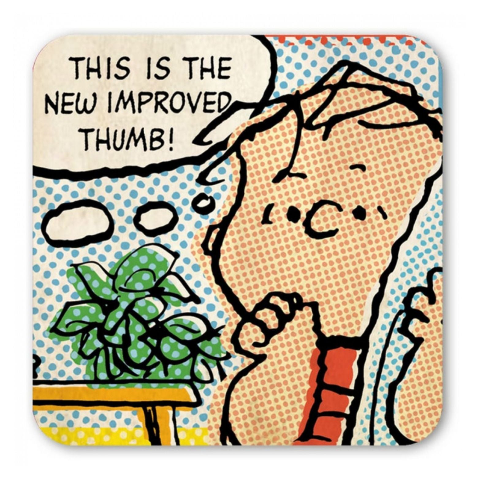 COASTER PEANUTS LINUS THUMB