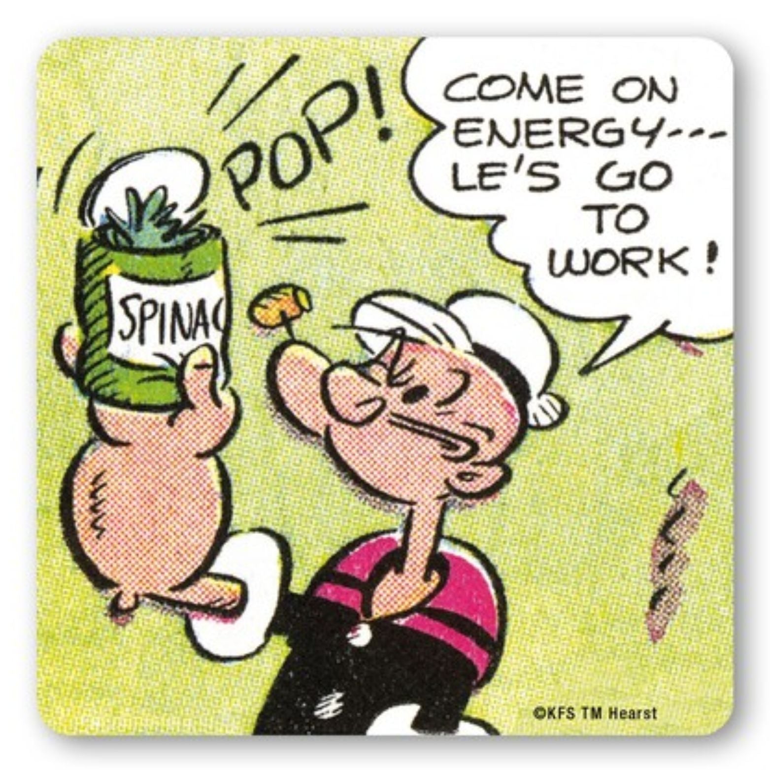 COASTER POPEYE COME ON ENERGY