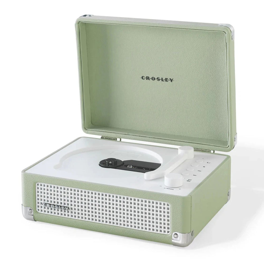 CROSLEY CD PLAYER PORTABLE TURNTABLE BLUETOOTH MINT