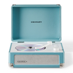CROSLEY CD PLAYER PORTABLE TURNTABLE BLUETOOTH TURQUOISE