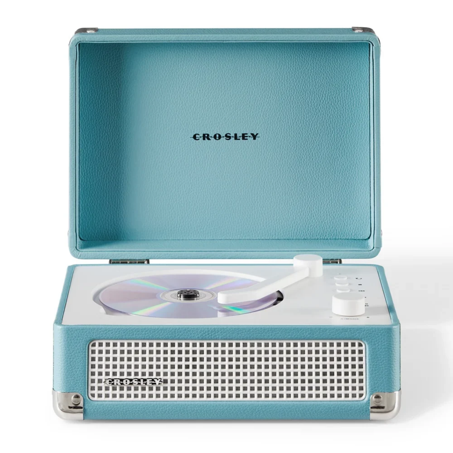 CROSLEY CD PLAYER PORTABLE TURNTABLE BLUETOOTH TURQUOISE
