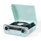 CROSLEY POWEL 7-IN-1 RECORD PLAYER AQUA BLUE