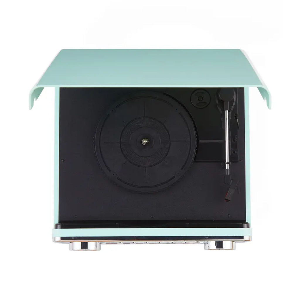 CROSLEY POWEL 7-IN-1 RECORD PLAYER AQUA BLUE