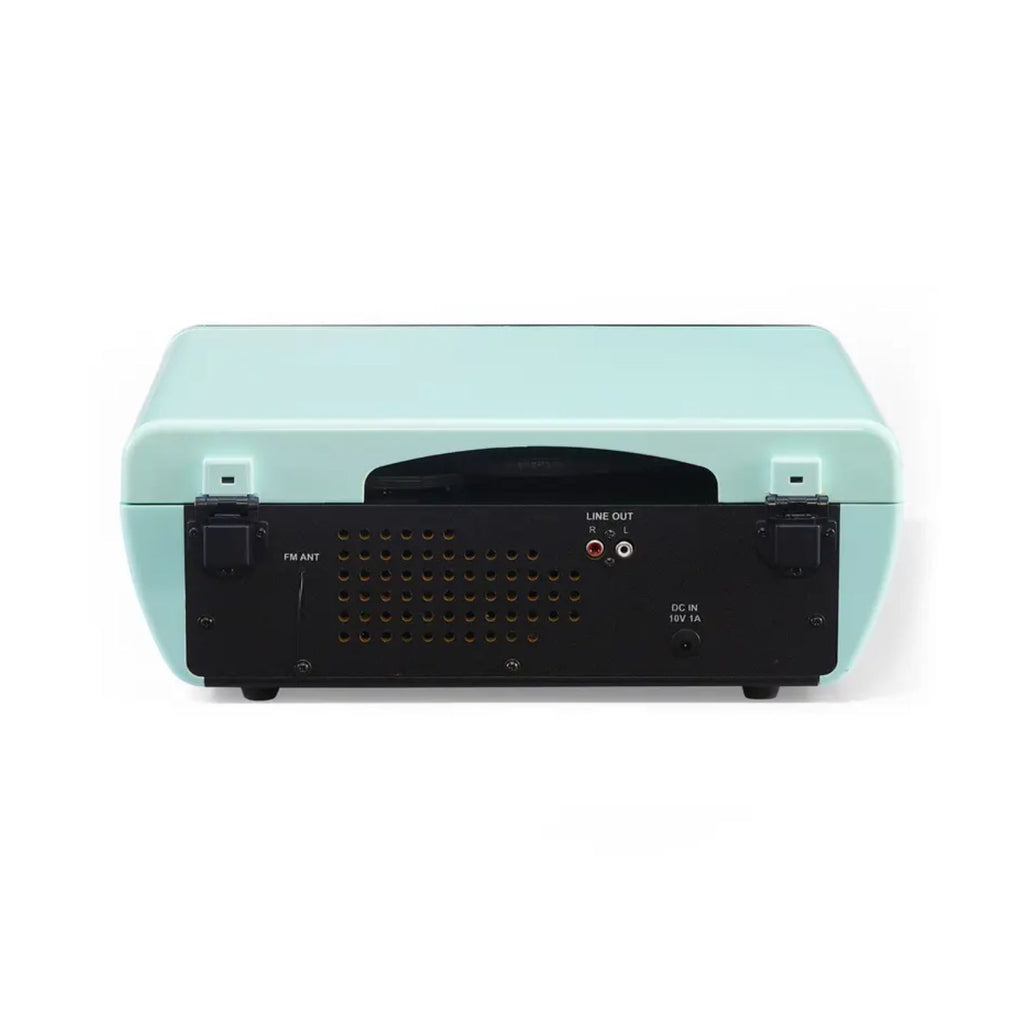 CROSLEY POWEL 7-IN-1 RECORD PLAYER AQUA BLUE