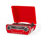 CROSLEY POWEL 7-IN-1 RECORD PLAYER RED