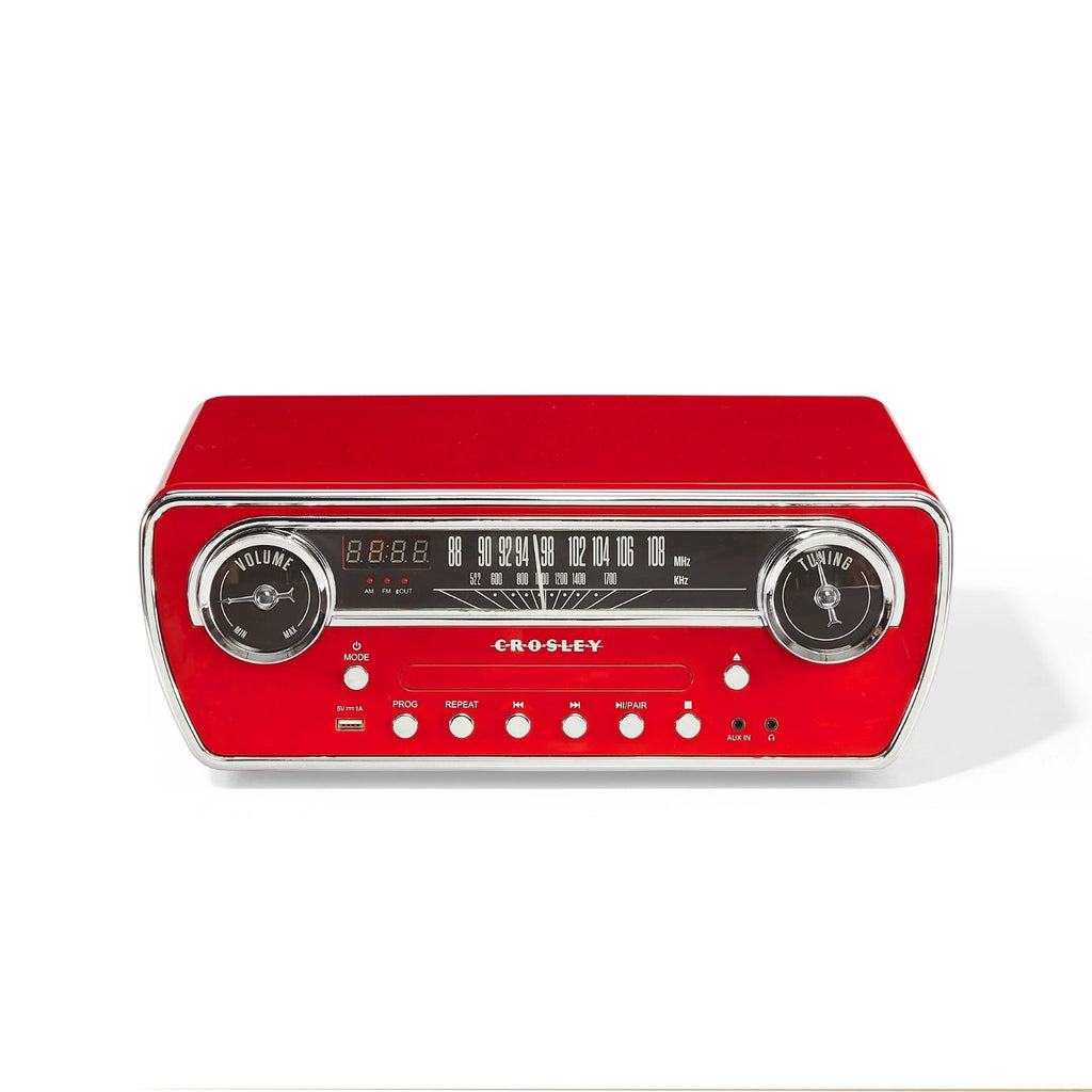 CROSLEY POWEL 7-IN-1 RECORD PLAYER RED