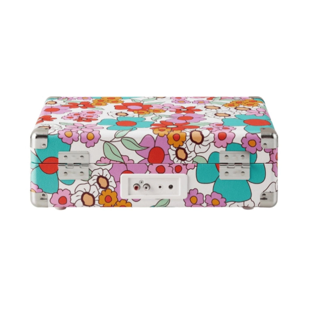CROSLEY VINYL PLAYER CRUISER PLUS PORTABLE TURNABLE WITH BLUETOOTH GROOVY FLORAL