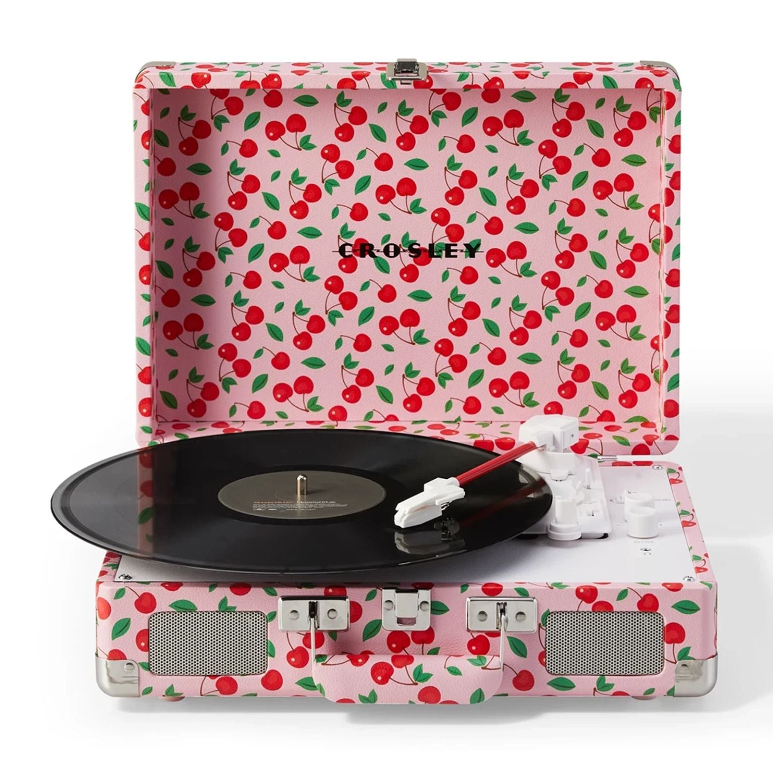 CROSLEY VINYL PLAYER CRUISER PLUS PORTABLE TURNABLE WITH BLUETOOTH RETRO CHERRY