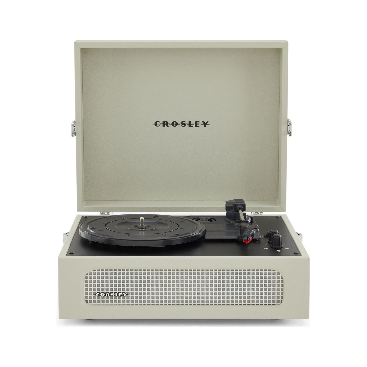 CROSLEY VINYL PLAYER VOYAGER PORTABLE TURNTABLE BLUETOOTH OUT DUNE