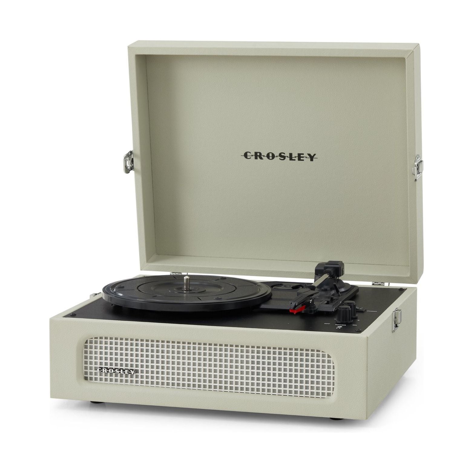 CROSLEY VINYL PLAYER VOYAGER PORTABLE TURNTABLE BLUETOOTH OUT DUNE