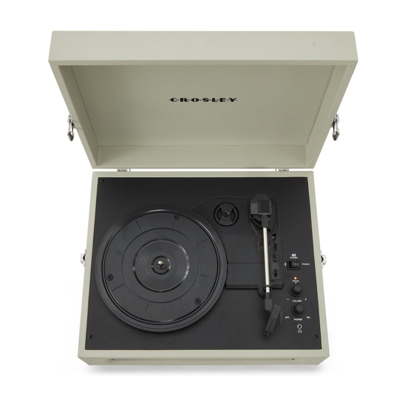 CROSLEY VINYL PLAYER VOYAGER PORTABLE TURNTABLE BLUETOOTH OUT DUNE