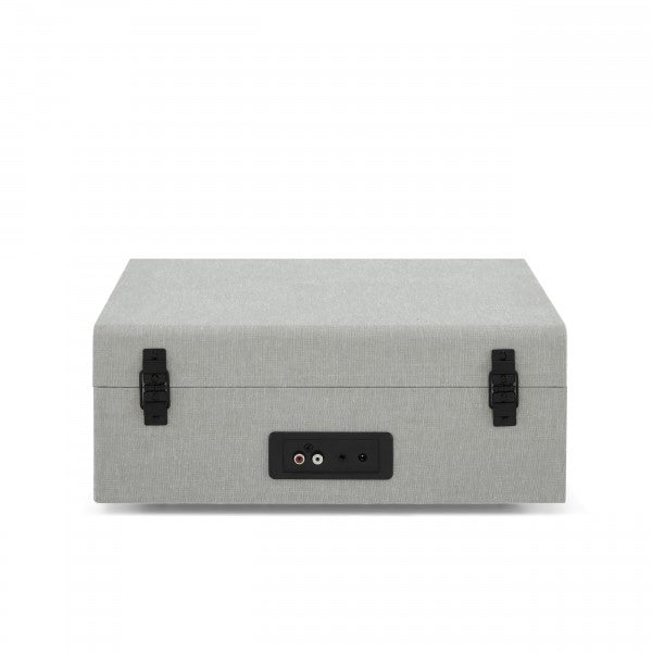 CROSLEY VINYL PLAYER VOYAGER PORTABLE TURNTABLE BLUETOOTH OUT GREY