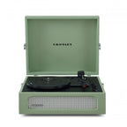 CROSLEY VINYL PLAYER VOYAGER PORTABLE TURNTABLE BLUETOOTH OUT SAGE