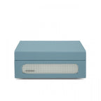 CROSLEY VINYL PLAYER VOYAGER PORTABLE TURNTABLE BLUETOOTH OUT WASHED BLUE