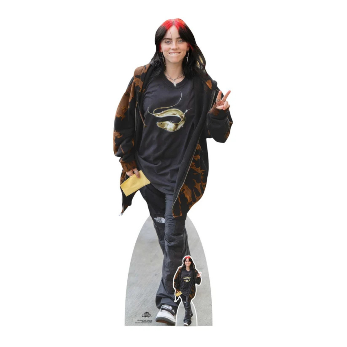 CUTOUTS BILLIE EILISH PEACE SIGN (CS1262)