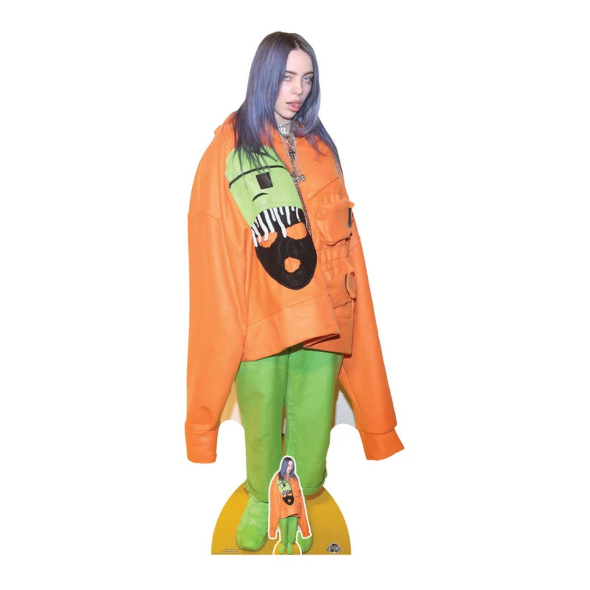 CUTOUTS BILLIE EILISH TONGUE OUT (CS814)