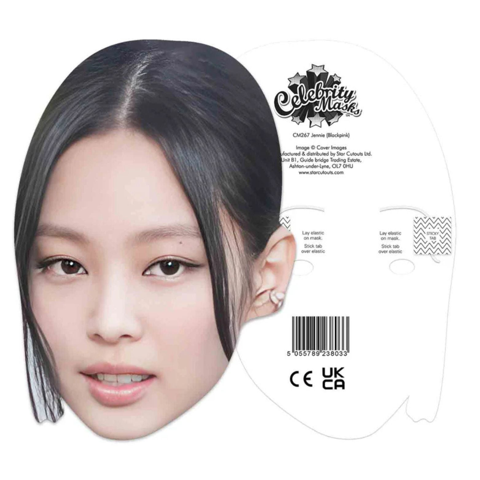 CUTOUTS FUN FACE MASKS BLACKPINK JENNIE