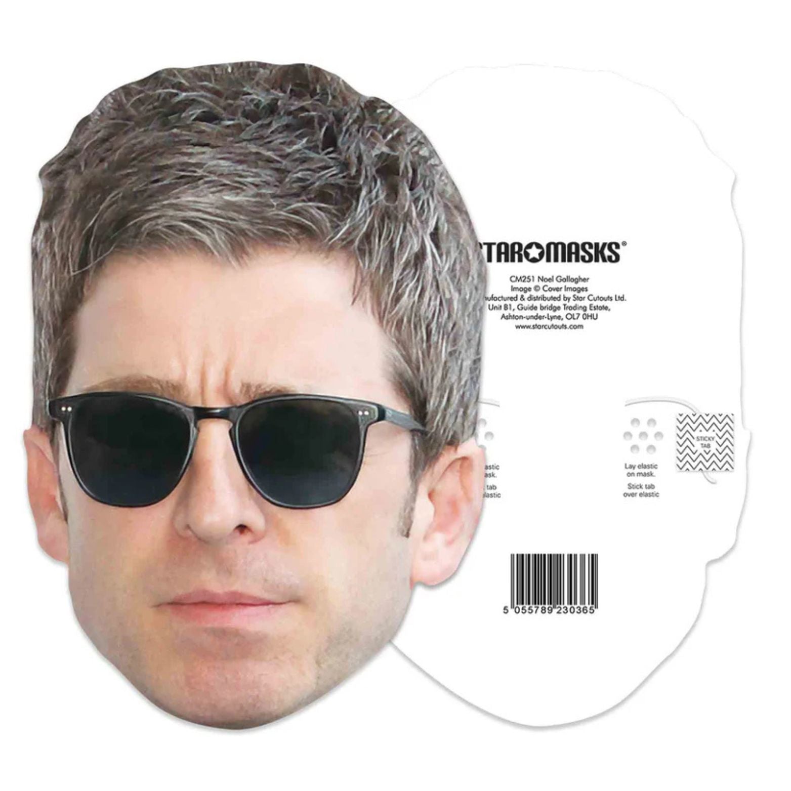 CUTOUTS FUN FACE MASKS NOEL GALLAGHER