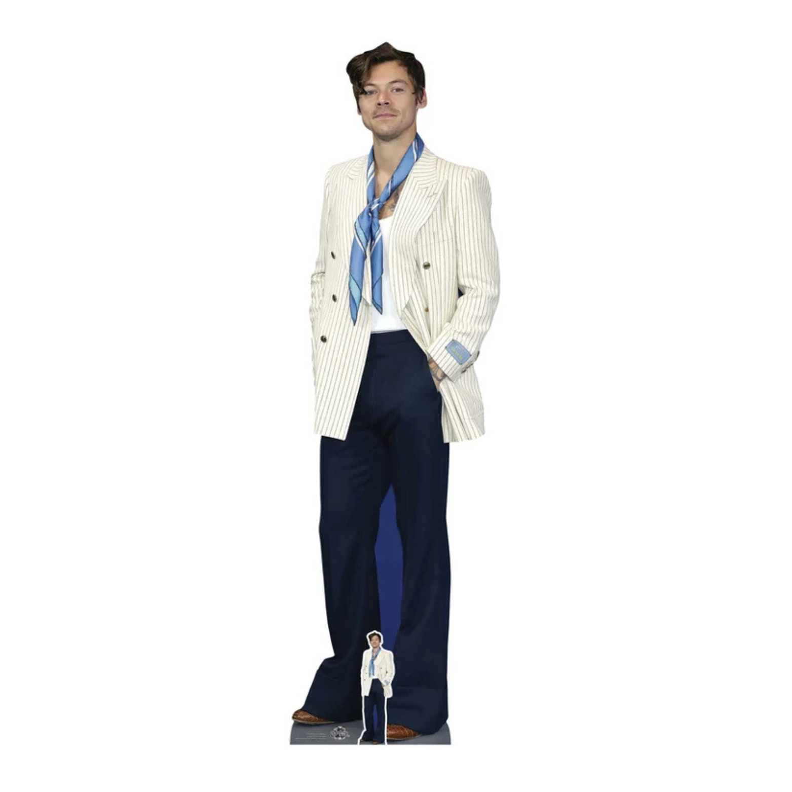 CUTOUTS HARRY STYLES WHITE JACKET (CS1055)
