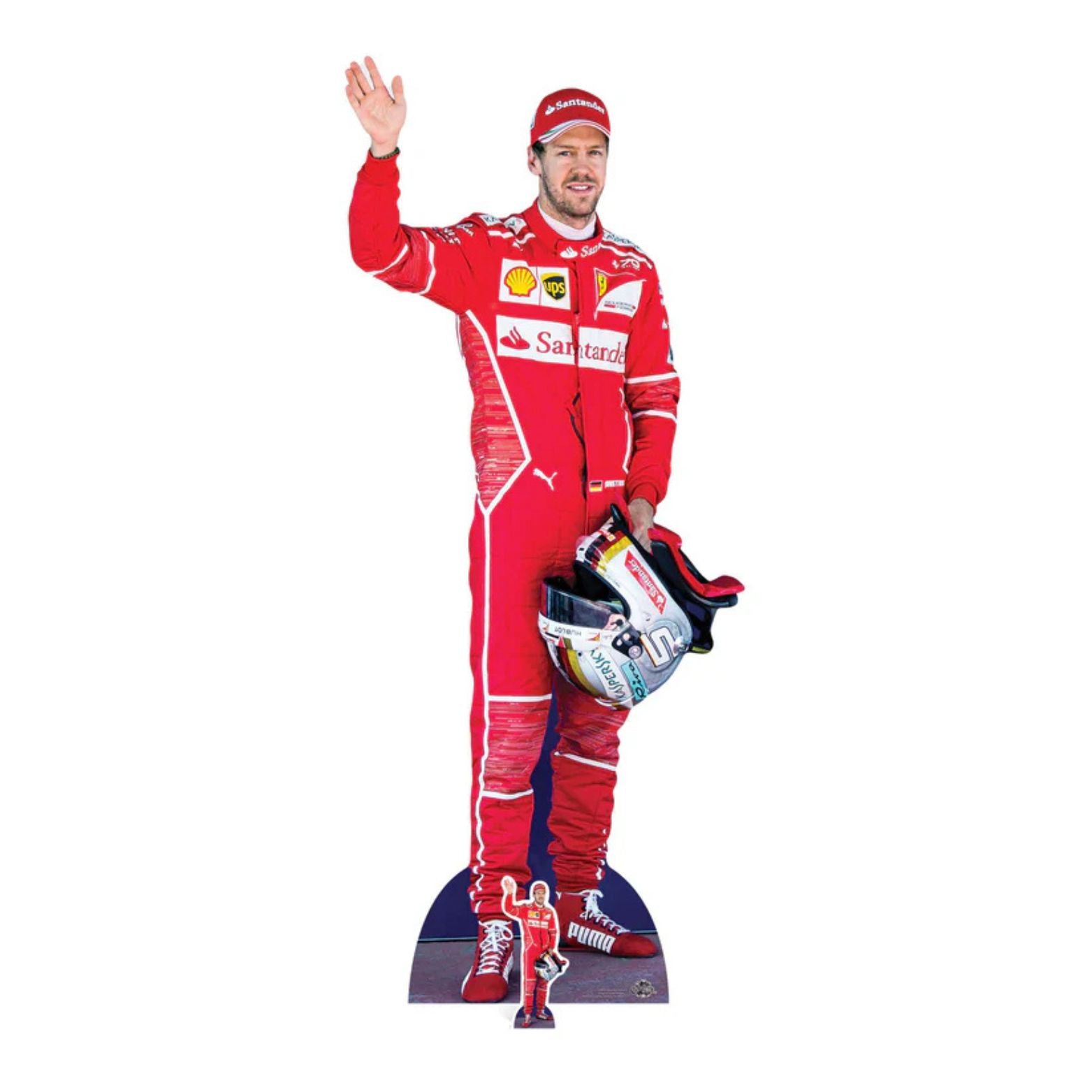 CUTOUTS RACING SEBASTIAN VETTEL RED (CS669)