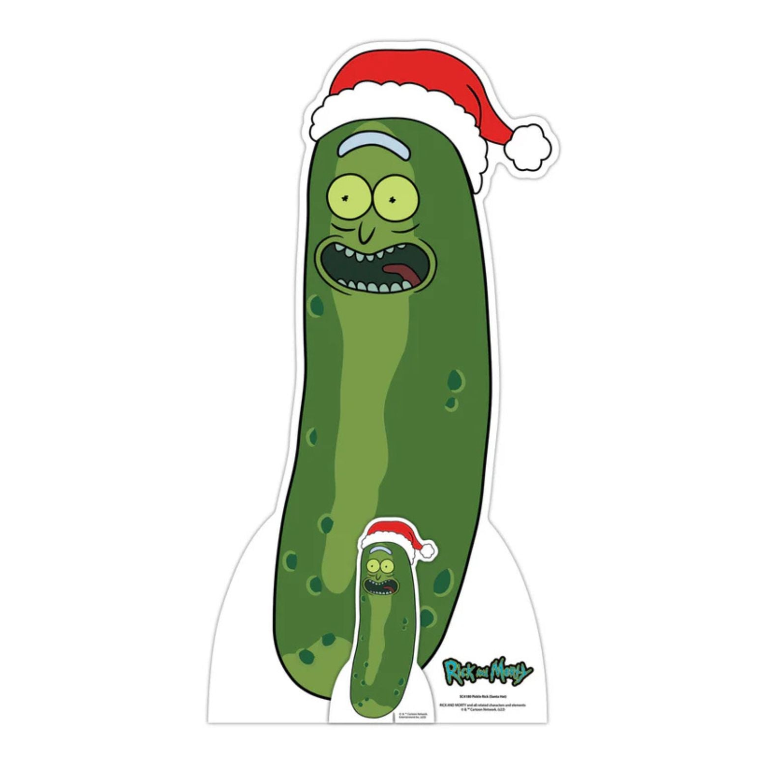 CUTOUTS RICK AND MORTY PICKLE CHRISTMAS (SC4180)
