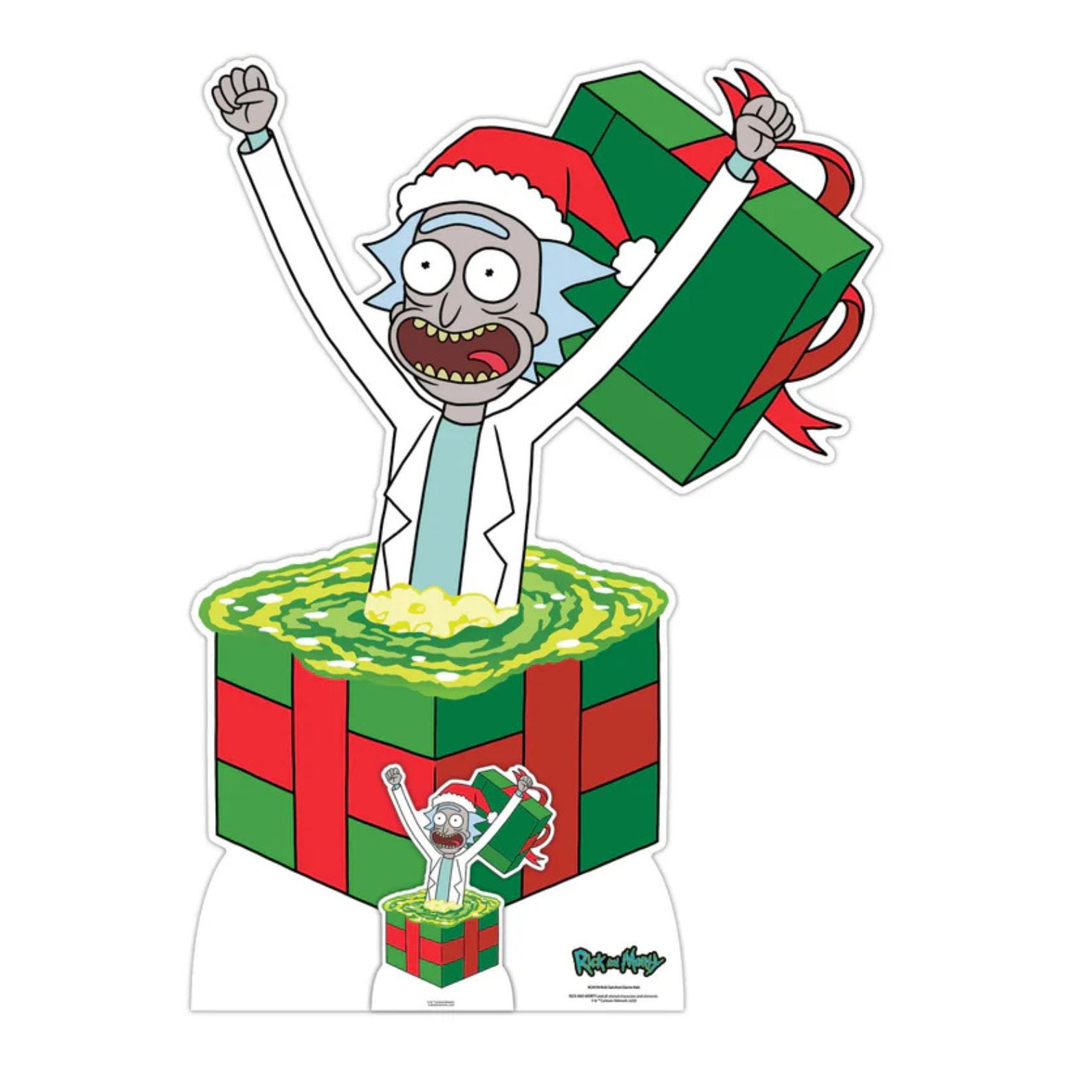 CUTOUTS RICK AND MORTY RICK CHRISTMAS (SC4178)