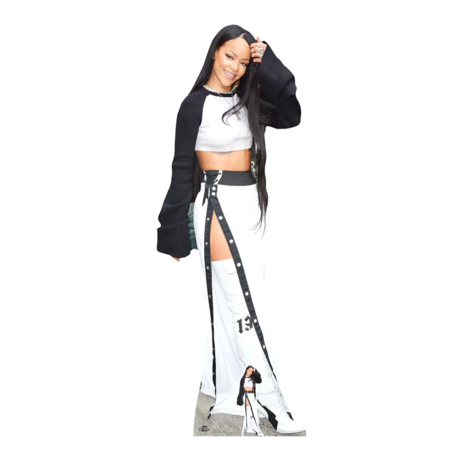 CUTOUTS RIHANNA BLACK AND WHITE (CS730)