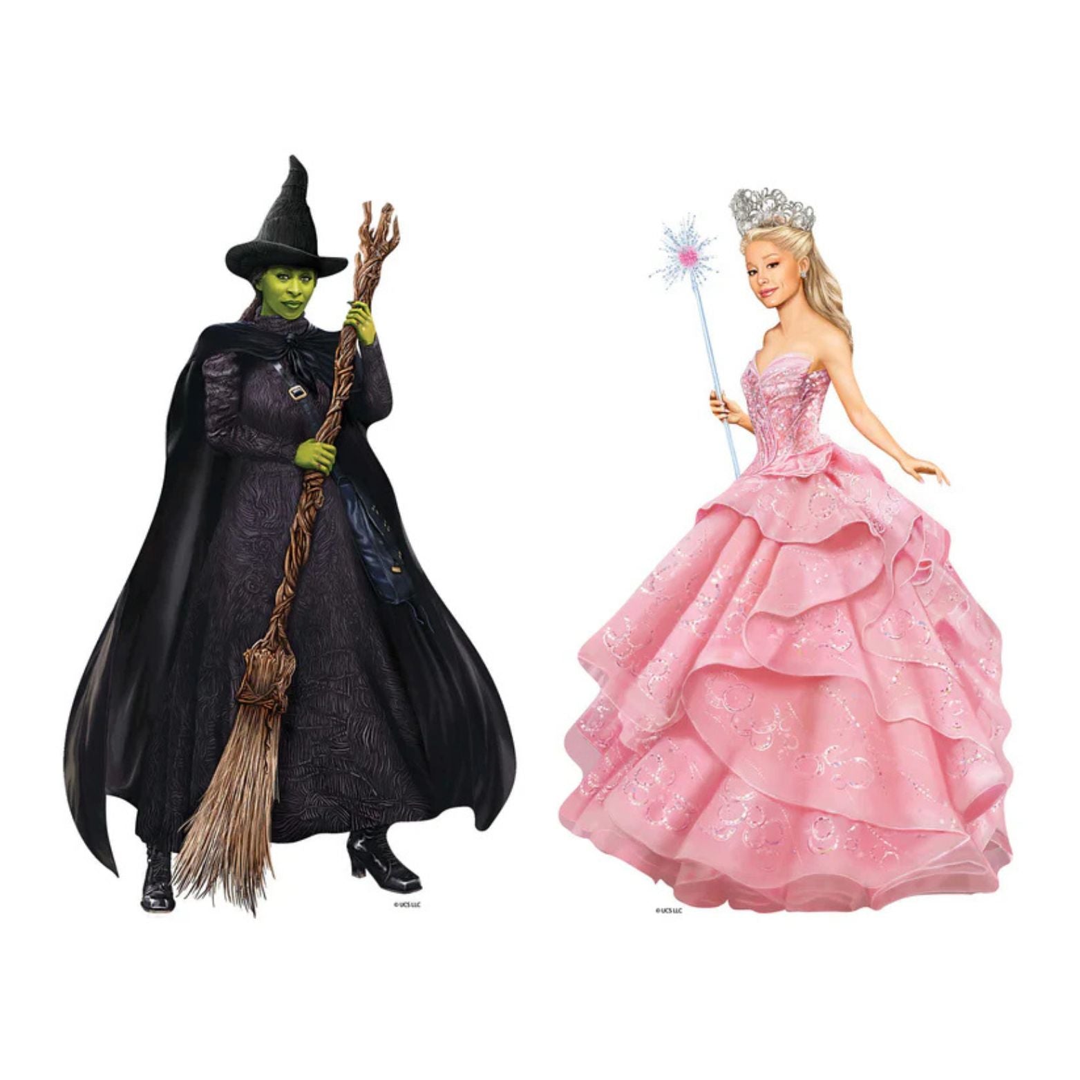 CUTOUTS SMALL WICKED GLINDA & ELPHABA (CS4642)