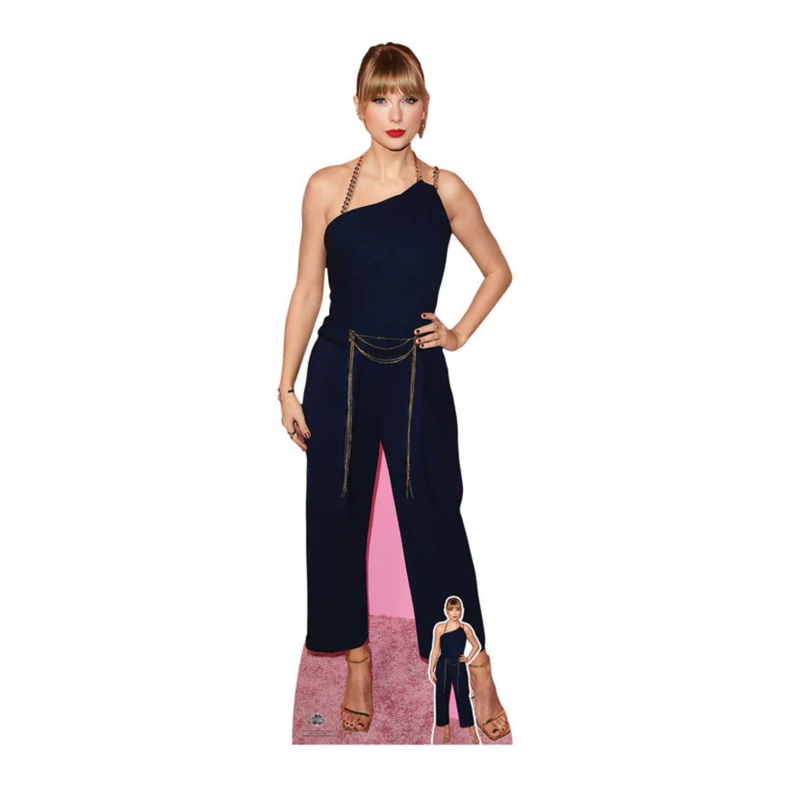 CUTOUTS TAYLOR SWIFT NAVY JUMPSUIT (CS1110)