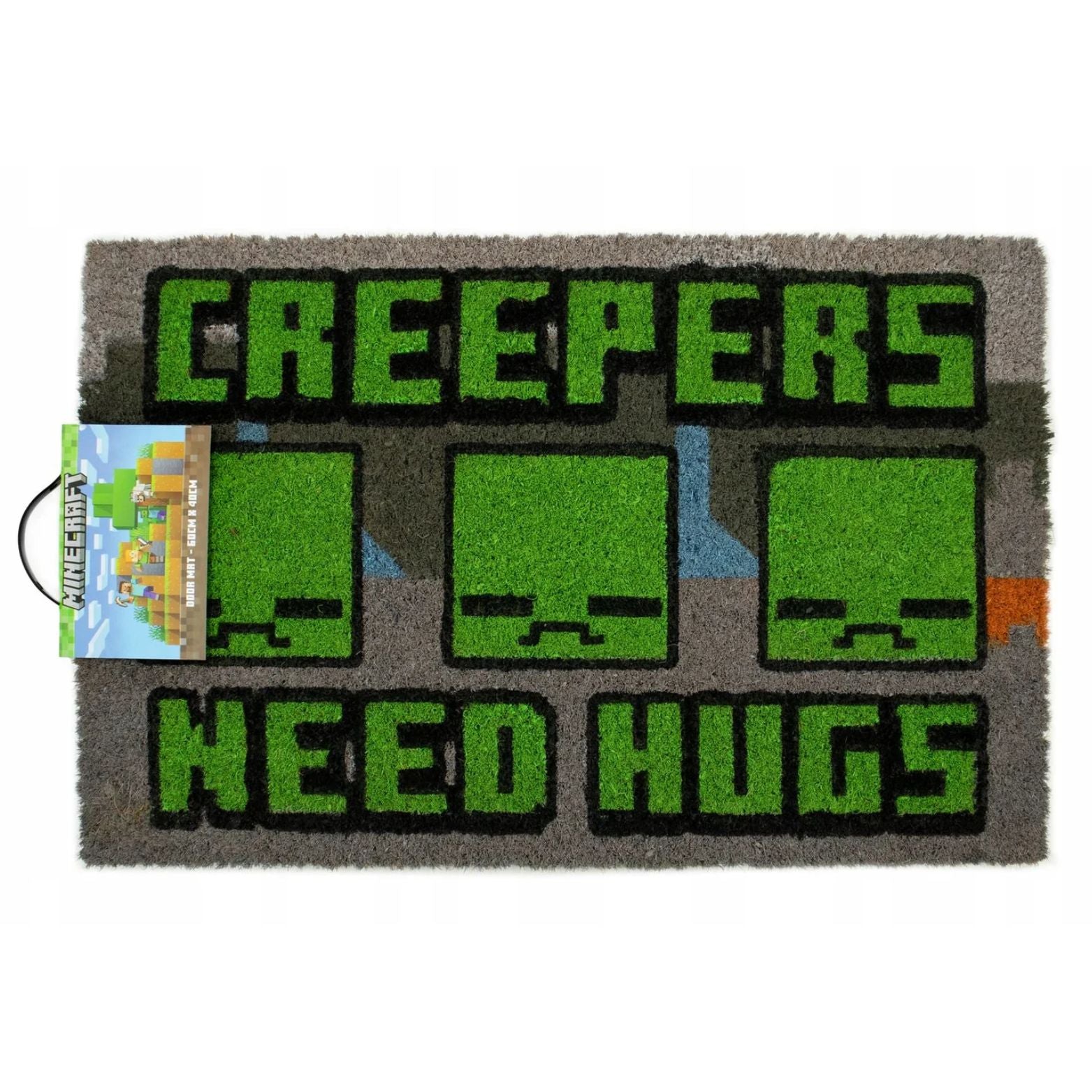 DÖRRMATTA MINECRAFT CREEPERS NEEDS HUGS