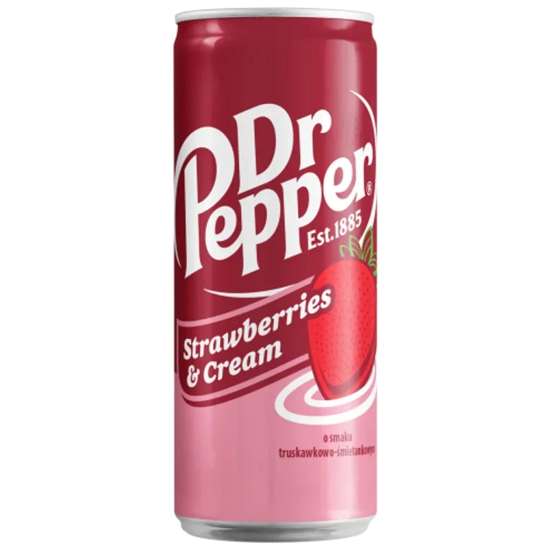 DR PEPPER STRAWBERRIES & CREAM 330ml