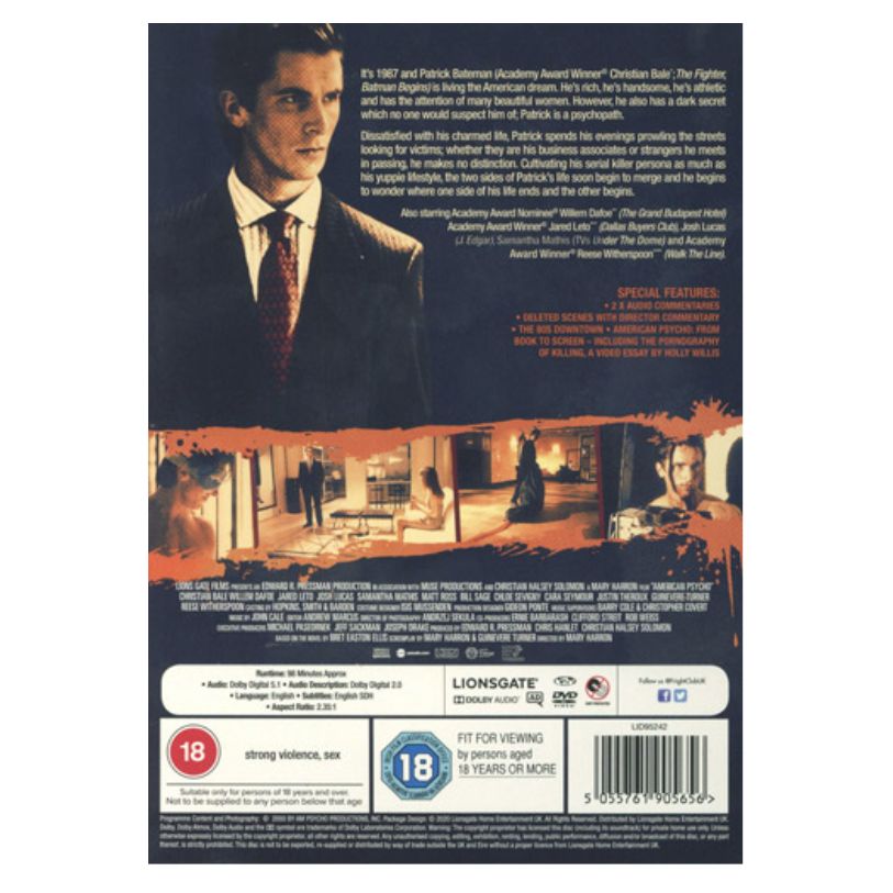DVD AMERICAN PSYCHO