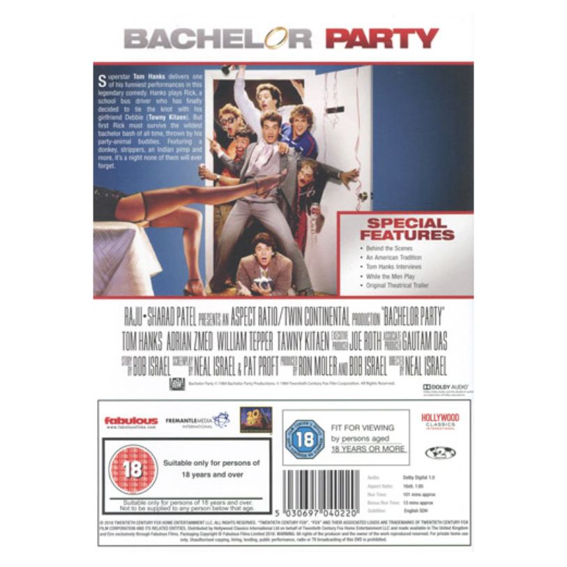 DVD BACHELOR PARTY