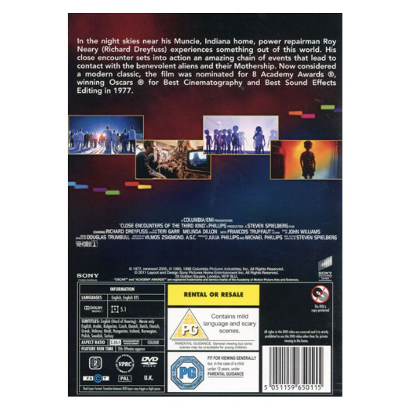 DVD CLOSE ENCOUNTERS OF THE THIRS KIND