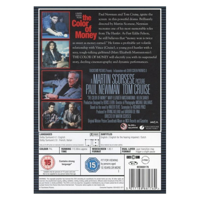 DVD COLOR OF MONEY