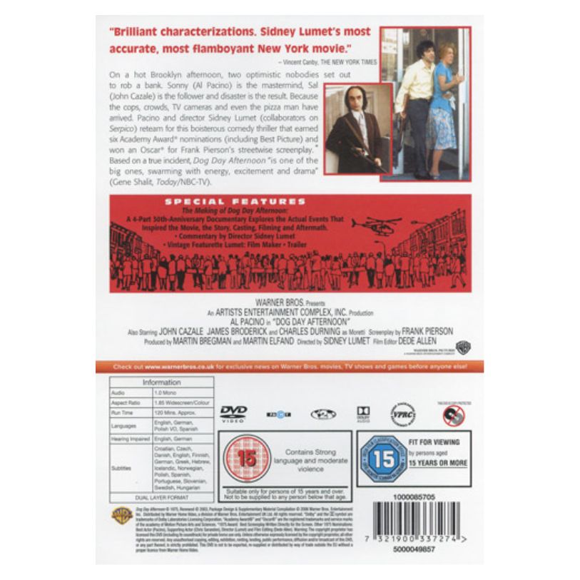 DVD DOG DAY AFTERNOON