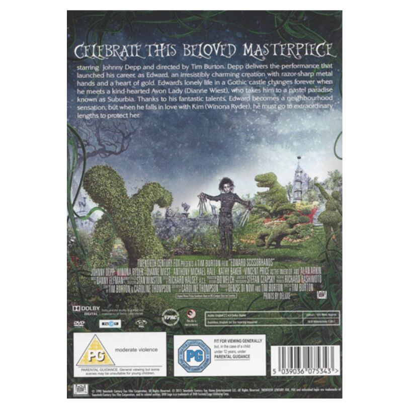 DVD EDWARD SCISSORHANDS