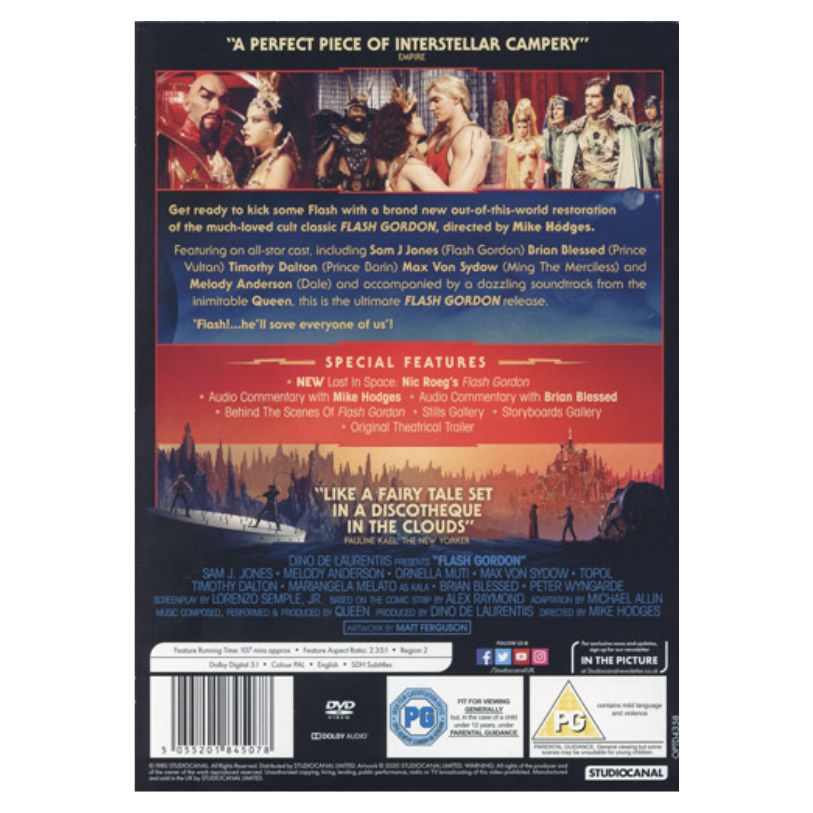 DVD FLASH GORDON 40TH ANNIVERSARY EDITION