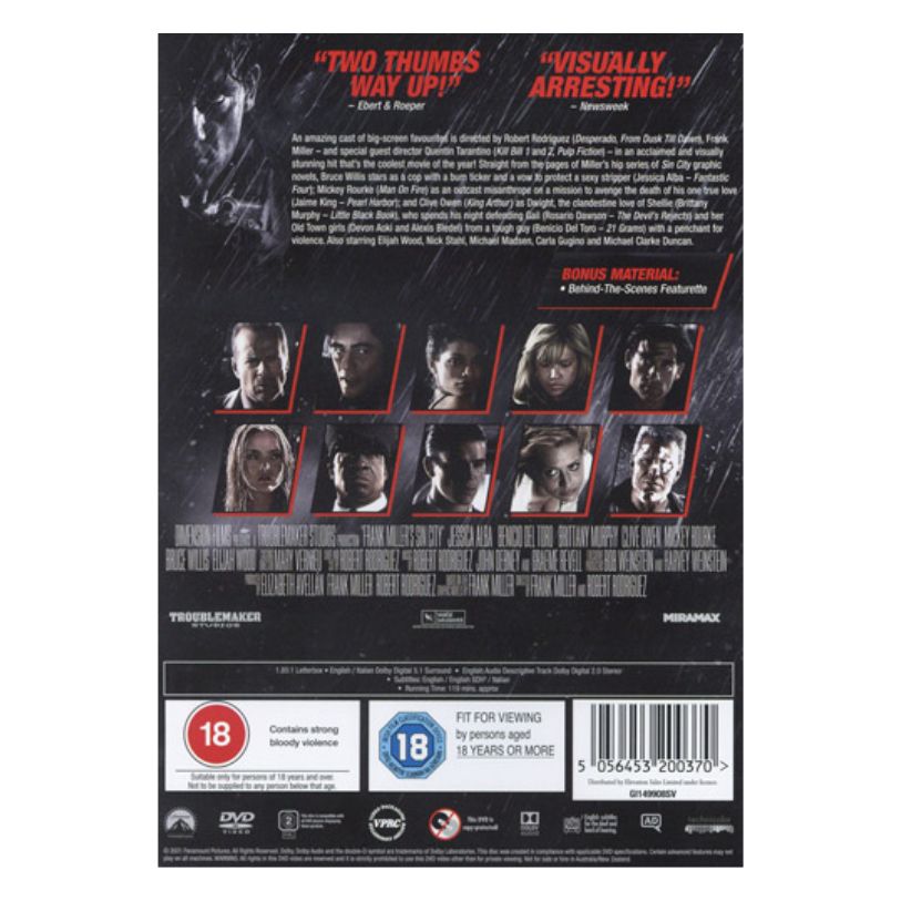DVD FRANK MILLER'S SIN CITY
