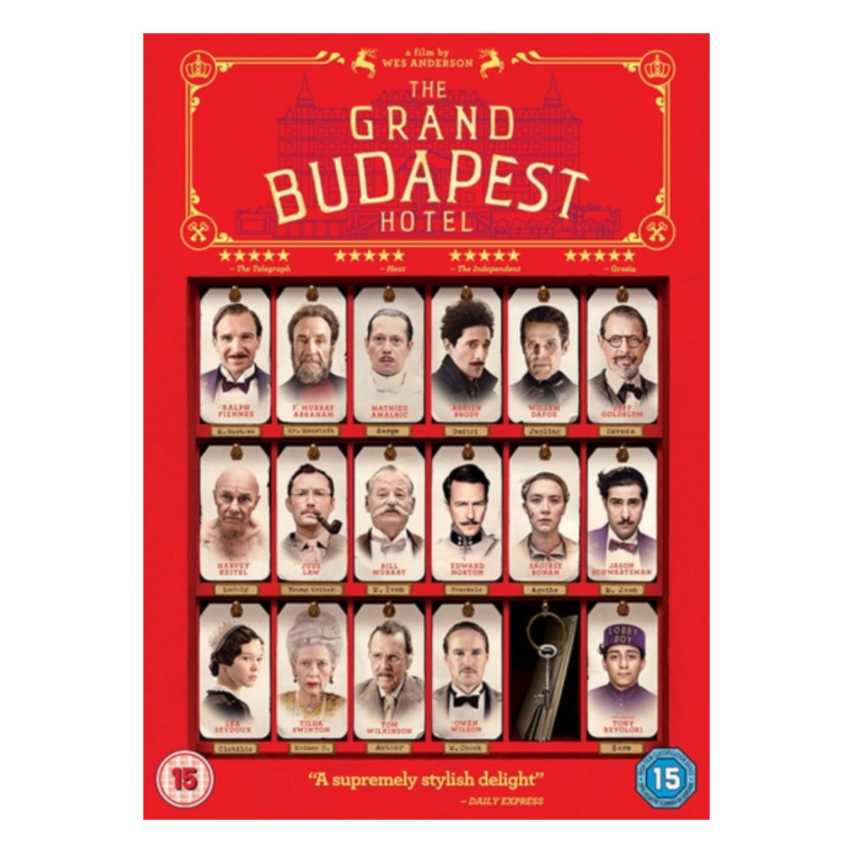 DVD GRAND BUDAPEST HOTEL