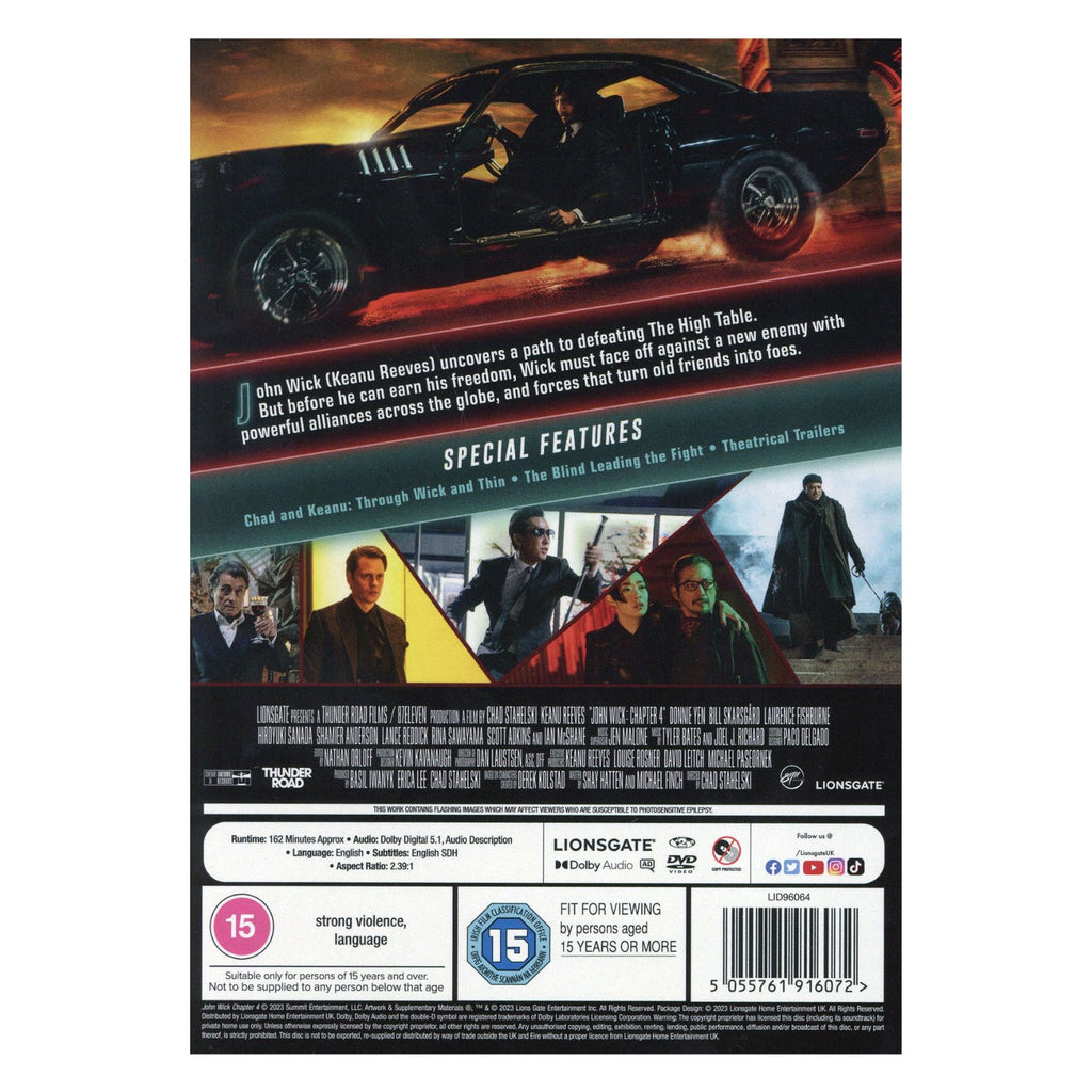 DVD JOHN WICK CHAPTER 4