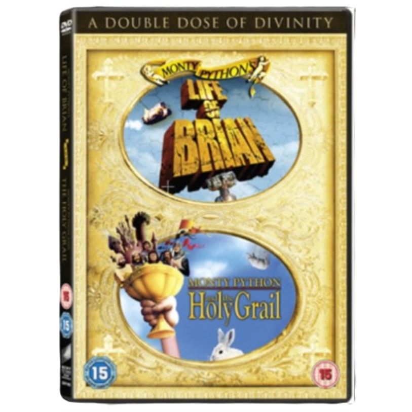 DVD LIFE OF BRIAN, MONTY PYTHON AND THE HOLY GRAIL