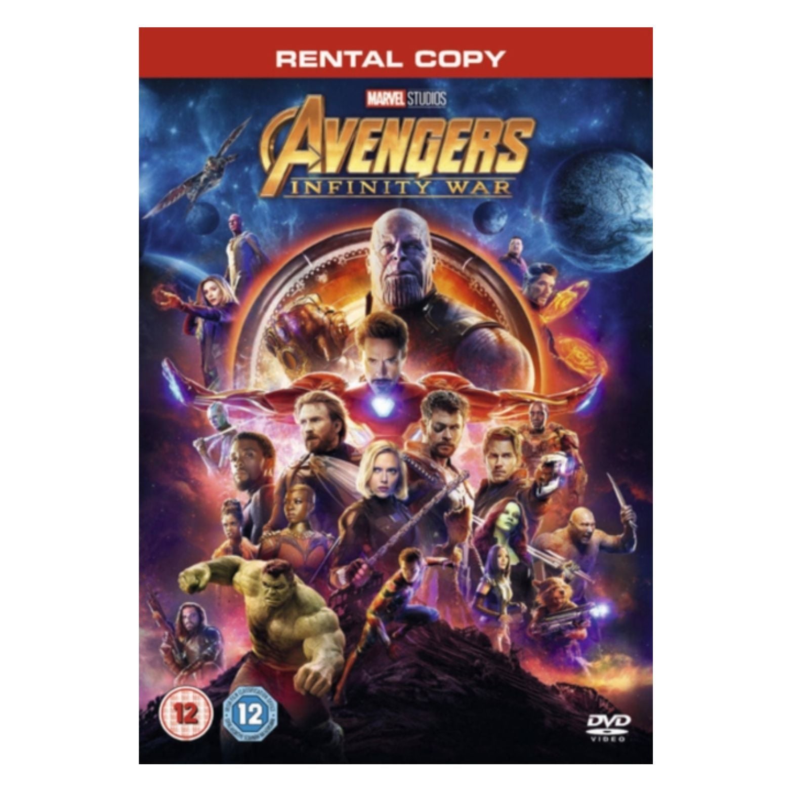 DVD MARVEL AVENGERS INFINITY WAR