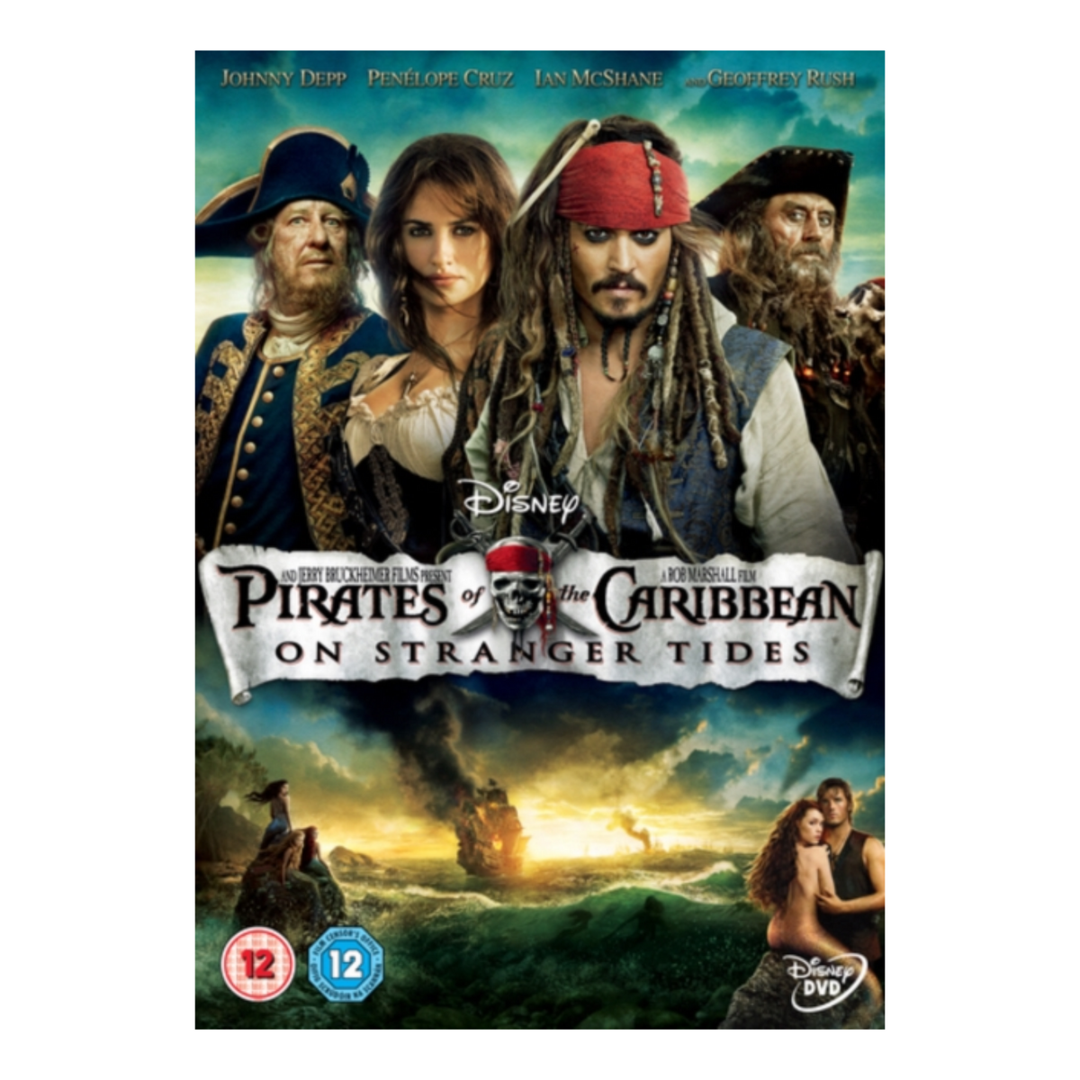 DVD PIRATES OF THE CARIBBEAN: ON STRANGER TIDES