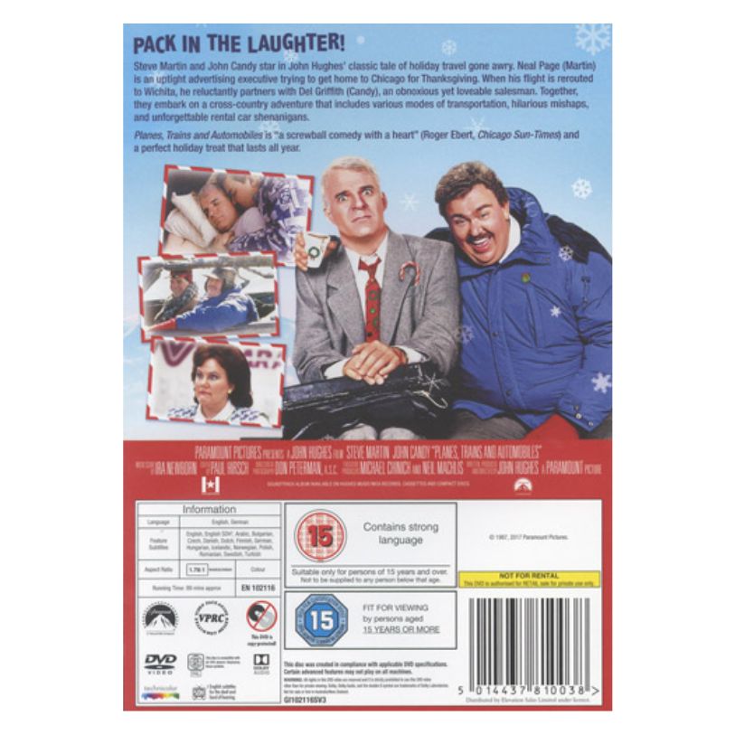 DVD PLANES, TRAINS AND AUTOMOBILES