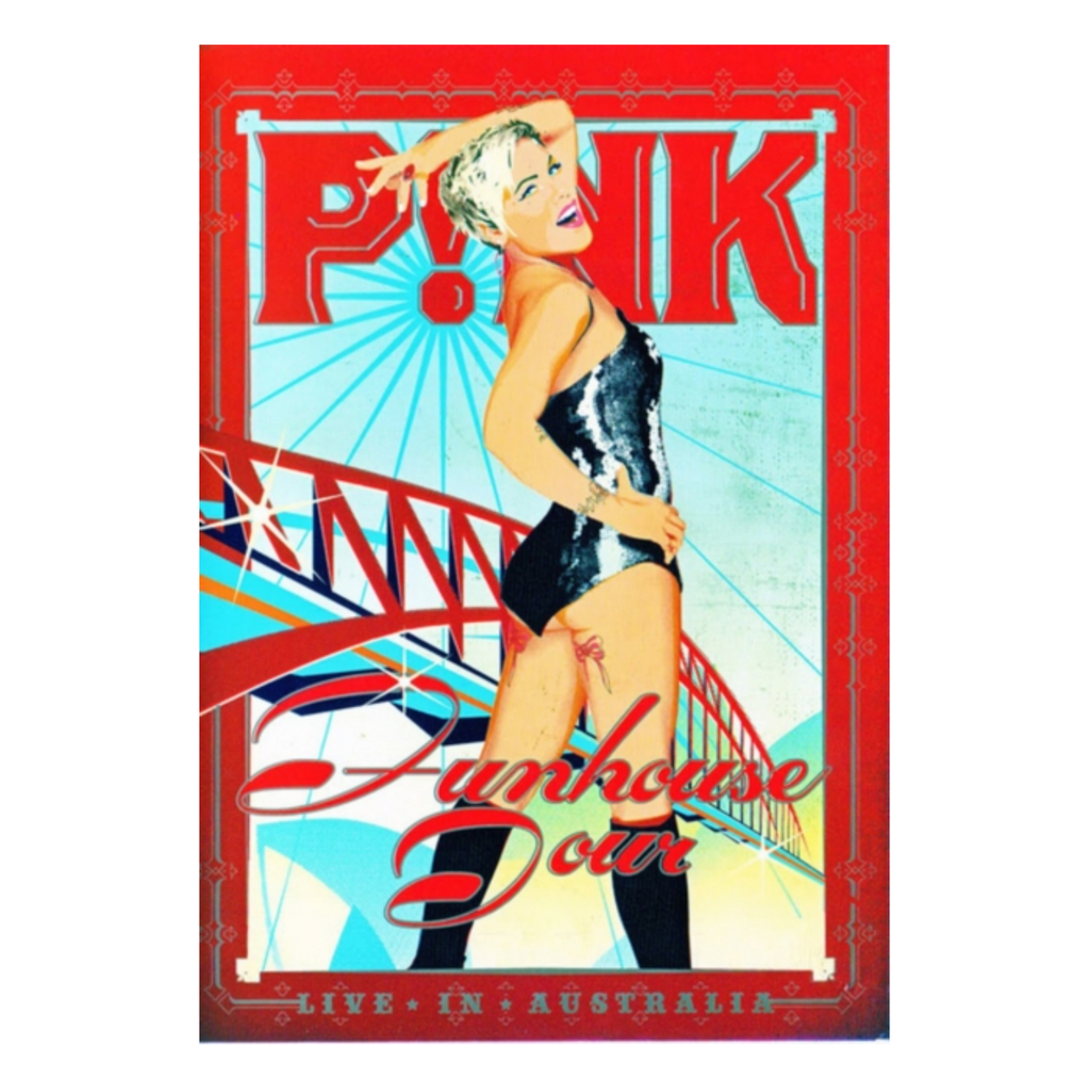 DVD P!NK FUNHOUSE TOUR LIVE IN AUSTRALIA