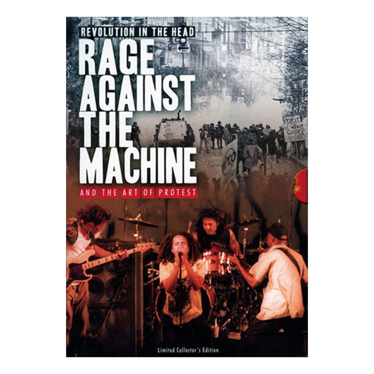 DVD RAGE AGAINST THE MACHINE REVOLUTION IN THE HEAD